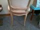Blonde Wood Victorian Accent Chair - Made In Italy - Local P/u Or Del To Milwaukee 1900-1950 photo 4