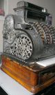 Antique 1914 National 442el Nickle Plated Brass Cash Register Tiffany ' S Design Cash Register, Adding Machines photo 1