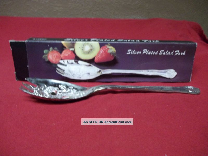 New Silver Plated Salad Fork Flatware & Silverware photo