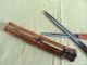 Chinese Ancient Double Swords Tibetan Knife Bamboo Kids Playing Sharp Antique Other photo 4