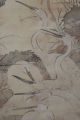 Antique Japanese Painting Meiji Period 1880 Naturalistic Immage Painted On Silk Other photo 2