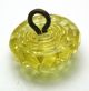 Antique Charmstring Button Lemon Color Berry Mold Swirl Back Buttons photo 2