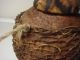 African Tribal Gourd Hand Carved Early Luba Tribe Wood Medicine Man Congo Rare Other photo 6