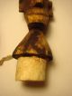 African Tribal Gourd Hand Carved Early Luba Tribe Wood Medicine Man Congo Rare Other photo 8