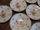 10 Saxe Charles Ahrenfeldt Dresden Soup Bowls Hand Painted Bouquets Gilt C1900 Bowls photo 1
