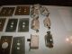 Of 7 Antique Push Button Electric Light Switches & 8 Brass Plates Switch Plates & Outlet Covers photo 5