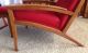 Mid Century Modern Rare Edward Wormley Drexel Parallel Chair & Ottoman Restored Mid-Century Modernism photo 3