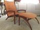 Mid Century Modern Rare Edward Wormley Drexel Parallel Chair & Ottoman Restored Mid-Century Modernism photo 7