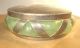 Antique Art Nouveau Silver - Plate & Green Art Glass Dresser Jar,  Brevete Sgdg Metalware photo 1