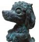 Antique Copper Fountain Heads Shaped Like Dogs Animal Patina Old Decorative Rare Metalware photo 2