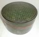 Vintage Rare Wooden Hand Crafted Barma Green Lacquer Painted Box Boxes photo 2