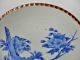 Antique Japanese Kutani Igezara Blue White Porcelain Bird&blossom Tree Plate Plates photo 4