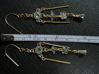 Chinese Kingfisher Earring 131101 photo