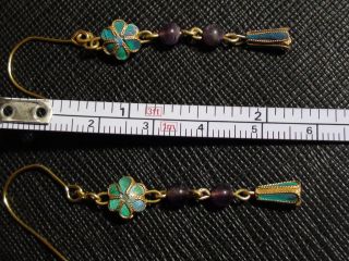 Chinese Kingfisher Earring 131104 photo