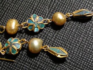 Chinese Kingfisher Earring 131103 photo