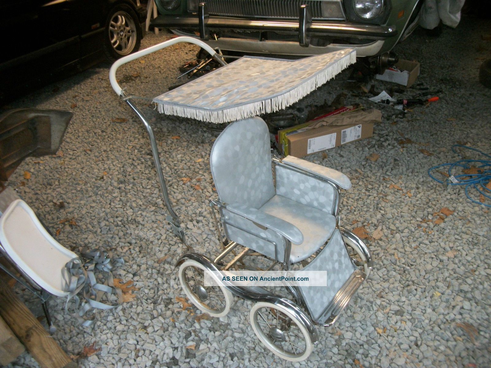 Antique Stroll O Chair Baby Carriage Stroller High Chair Rocker Desk Baby Seat Baby Carriages & Buggies photo