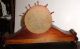Antique Waterbury Brass Ships Wheel Jeweled Ships Clock W/ Footed Stand N/r Clocks photo 6