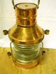Vintage Decor.  Maritime Nautical Copper & Brass Ship ' S Anchor Oil Lamp Lantern Lamps & Lighting photo 7