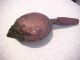 Antique Primitive Copper Pan With Pour Spout/wood Handle - All Hand Made - 