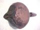 Antique Primitive Copper Pan With Pour Spout/wood Handle - All Hand Made - 