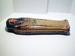 Egyptian Sarcophagus Of Hornedjitef Ptolemaic Pen & Pencil Tin British Museum photo