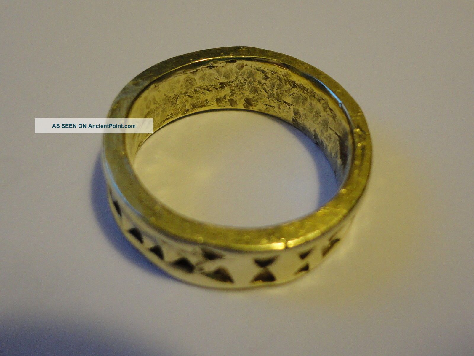 Heavy Viking Gold Ring 900 - 1100 A.  D. Scandinavian photo