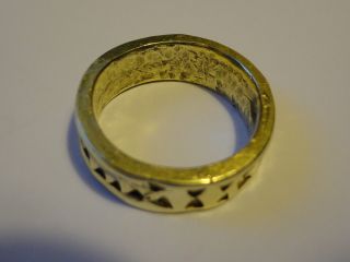 Heavy Viking Gold Ring 900 - 1100 A.  D. photo