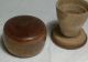 Country Antique Primitive Wooden Folding Collapsing Cup Travel Hunting Accessory Other photo 1