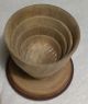 Country Antique Primitive Wooden Folding Collapsing Cup Travel Hunting Accessory Other photo 3