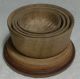Country Antique Primitive Wooden Folding Collapsing Cup Travel Hunting Accessory Other photo 5