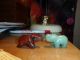 2 Jade Elephants In Equisite Ondition,  Hand Done, Elephants photo 3