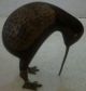 Vintage 1900s Bird Kiwi Animal Newzealand Wood Metal Fitted Artefact Handmade India photo 1