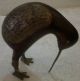 Vintage 1900s Bird Kiwi Animal Newzealand Wood Metal Fitted Artefact Handmade India photo 2