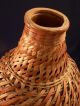 Antique Vintage Old Japanese Chinese Ikebana Woven Asian Basket W/ Insert Other photo 3