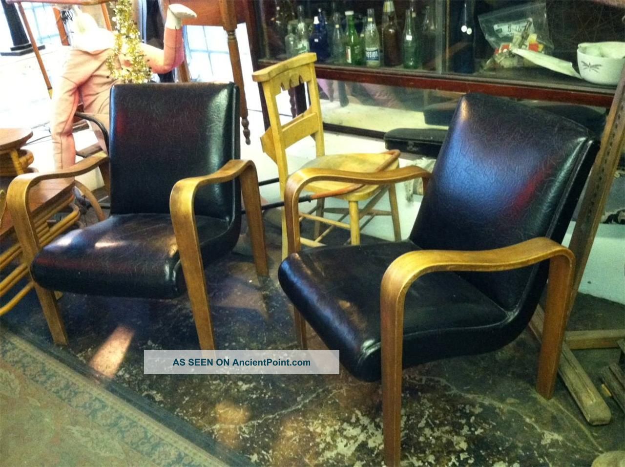 Rare Lounge Chair 2 Chairs Alvar Aalto Mid - Century Modern Thonet Mid-Century Modernism photo