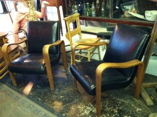 Rare Lounge Chair 2 Chairs Alvar Aalto Mid - Century Modern Thonet photo