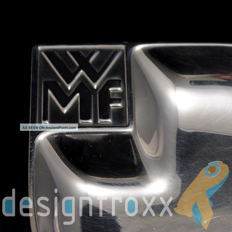 Rare Art Deco Bauhaus Ashtray Wmf Modernist Breuhaus De Groot Advertising Art Deco photo