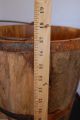 Vintage Dla16 Wooden Buckets Old Type Antique Wate Well Apples Pails Rings Farm Primitives photo 10
