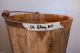 Vintage Dla16 Wooden Buckets Old Type Antique Wate Well Apples Pails Rings Farm Primitives photo 11