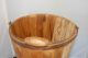 Vintage Dla16 Wooden Buckets Old Type Antique Wate Well Apples Pails Rings Farm Primitives photo 2