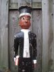 Primitive Wooden Judge Figure 19 Th Century Antique Doll 20 Inch,  50 Cm Tall Primitives photo 9