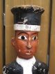 Primitive Wooden Judge Figure 19 Th Century Antique Doll 20 Inch,  50 Cm Tall Primitives photo 7
