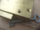 Vintage English 4 Lever Quality Brass Self Locking Bureaux Lock With Key Locks & Keys photo 2