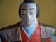Japanese Antique Bushi Doll Figure Clay Tsuchi Doro Made Have A Sword Dolls photo 1