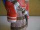 Japanese Antique Bushi Doll Figure Clay Tsuchi Doro Made Have A Sword Dolls photo 4