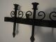 Spanish Revival Sconce Wall Wrought Iron Candlestick Candelabra Forged Gothic Chandeliers, Fixtures, Sconces photo 3