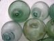 Ten 2+1/4 Inch - 3+1/2 Inch Japanese Glass Floats Balls Buoys (f) Fishing Nets & Floats photo 1