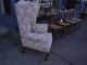 Antique Queen Anne Style Wing Back Chair 1800-1899 photo 3