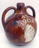 Royal Doulton,  Greenlees Brothers Scotch Whisky American Indian Flask Jug Ac1908 Jugs photo 2