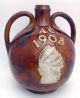 Royal Doulton,  Greenlees Brothers Scotch Whisky American Indian Flask Jug Ac1908 Jugs photo 8